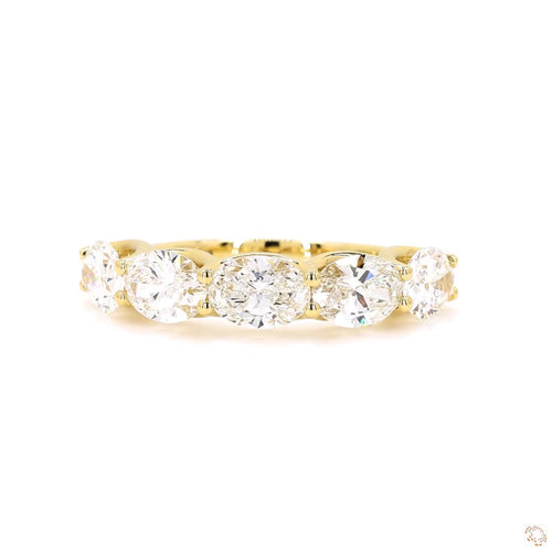 East West Oval Eternity Ring (0.5ct per diamond)