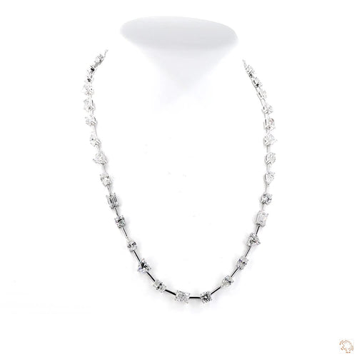 Multi-Shape Diamond Necklace