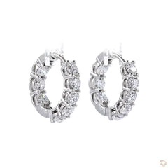 Inside Out Diamond Hoop Earrings (1.69 ct. tw.)