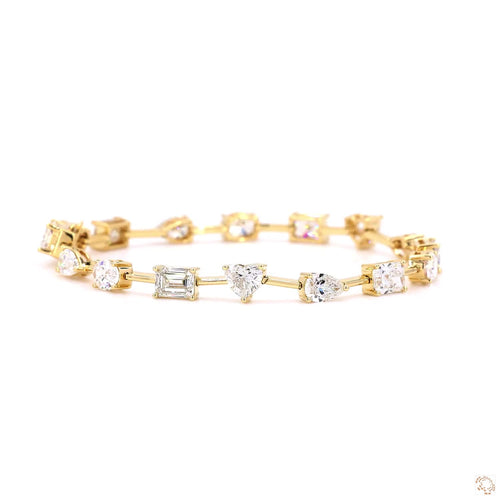 Multi-Shape Diamond Bracelet (6.8 tcw)