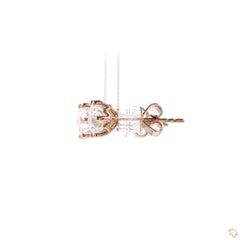 6-Prong Diamond Stud Earrings (2.06 ct. tw.) in 18K Rose Gold