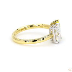 Toi et Moi Lab Yellow and White Diamond Cocktail  Ring