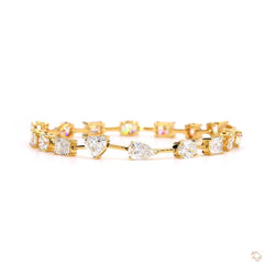 Multi-Shape Diamond Bracelet (8.515 tcw)