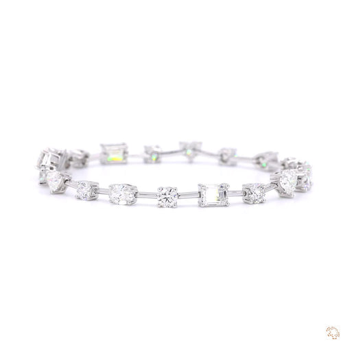 Multi-Shape Diamond Bracelet (6.19 tcw)