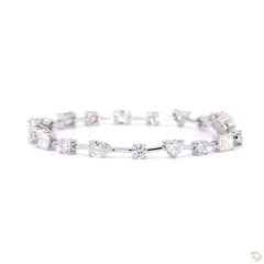 Multi-Shape Diamond Bracelet (6.19 tcw)