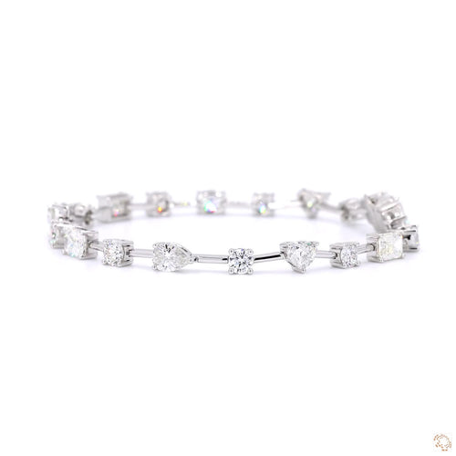 Multi-Shape Diamond Bracelet (6.19 tcw)