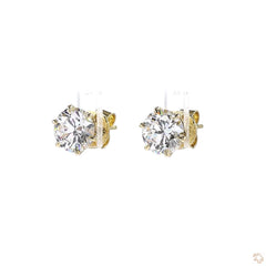 6-Prong Diamond Stud Earrings (3.05 ct. tw.)