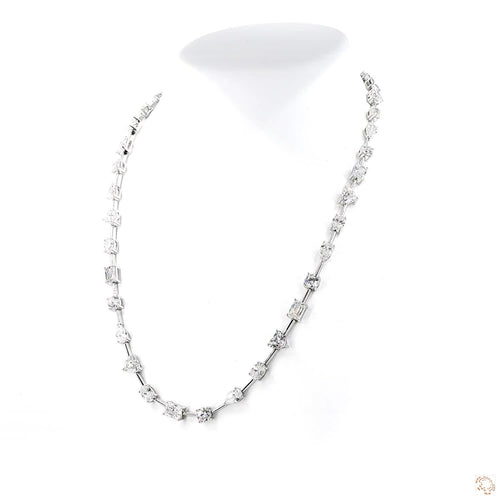 Multi-Shape Diamond Necklace