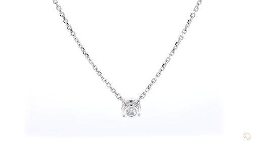 Round Brilliant Solitaire Pendant