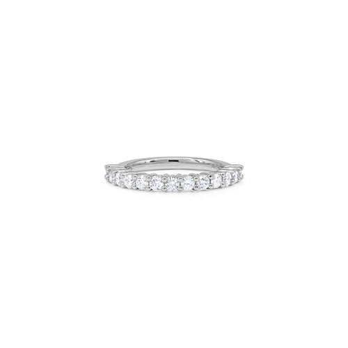 Shared Prong Half Eternity Diamond Ring (0.10 cw per diamond)