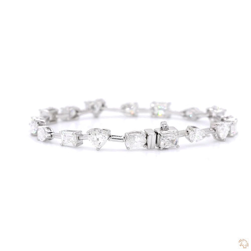 Multi-Shape Diamond Bracelet (5.3 tcw)