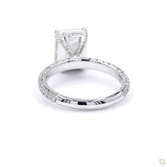 Fancy Yellow Radiant Shape Diamond Solitaire Ring