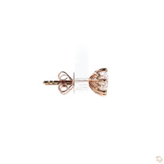 6-Prong Diamond Stud Earrings (2.06 ct. tw.) in 18K Rose Gold