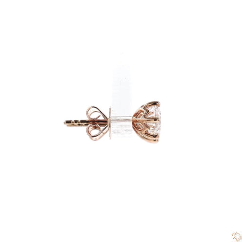 6-Prong Diamond Stud Earrings (2.06 ct. tw.) in 18K Rose Gold