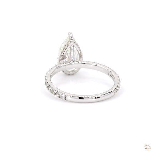 Pear Solitaire Diamond Engagement Ring