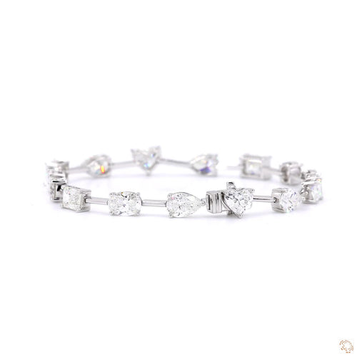 Multi-Shape Diamond Bracelet (8.02 tcw)