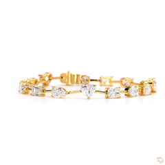 Multi-Shape Diamond Bracelet (8.515 tcw)