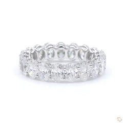 Oval Shape Diamond Eternity Band