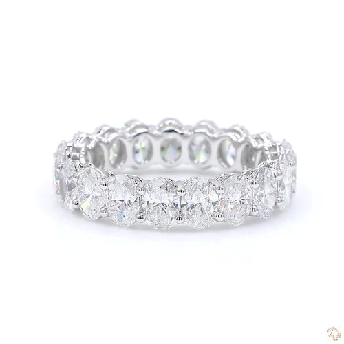 Oval Shape Diamond Eternity Band