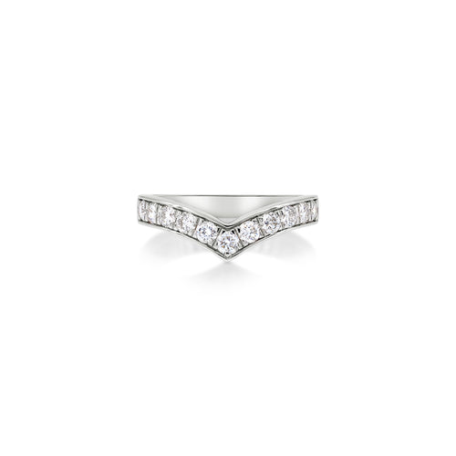 Chevron Lab Diamond Ring