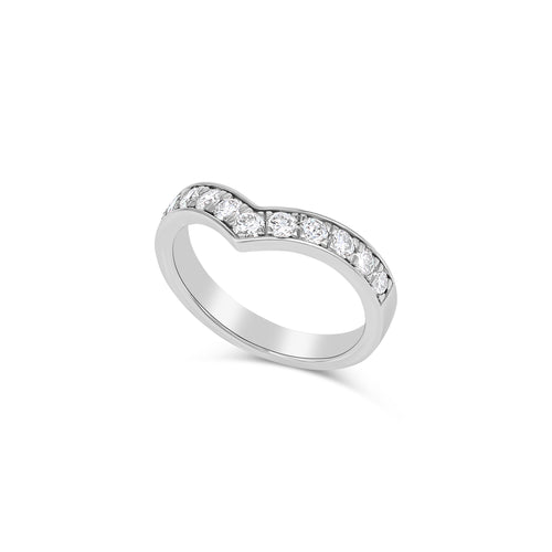 Chevron Lab Diamond Ring