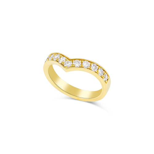 Chevron Lab Diamond Ring