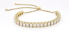 Radiant Shape Diamond Sliding Bracelet