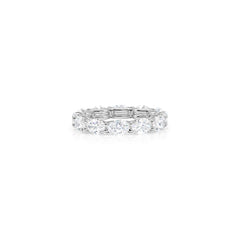 East West Oval Diamond Eternity Band (17pcs)