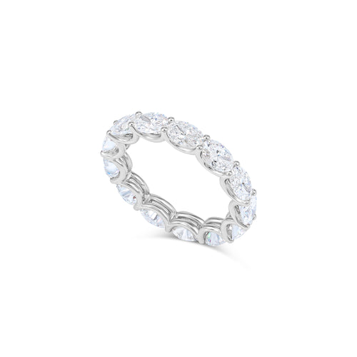 East West Oval Diamond Eternity Band (13pcs)