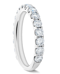 Low Setting Pave Lab Diamond Eternity Ring