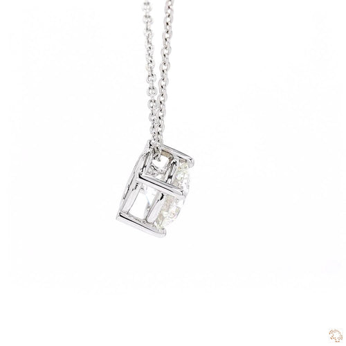 Round Shape Diamond Solitaire Pendant (1.59 ct. tw.)