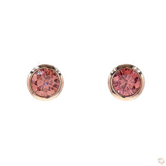 Round Diamond Stud Earrings