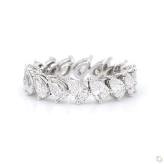 Pear Shape Diamond Eternity Band