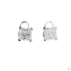 Princess Diamond Stud Earrings (5.22 ct. tw.) in 18K White Gold