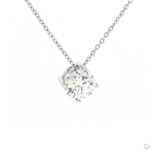 Round Shape Diamond Solitaire Pendant (1.59 ct. tw.)