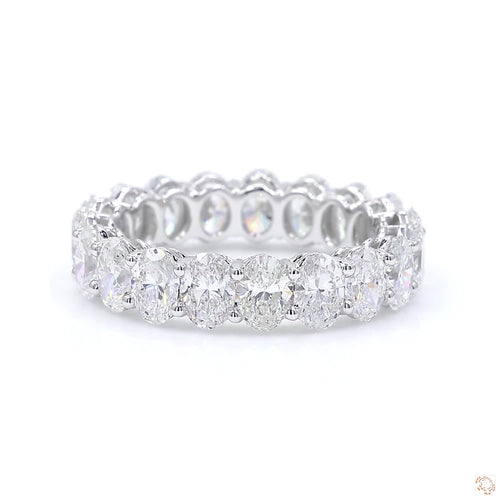 Oval Shape Diamond Eternity Band