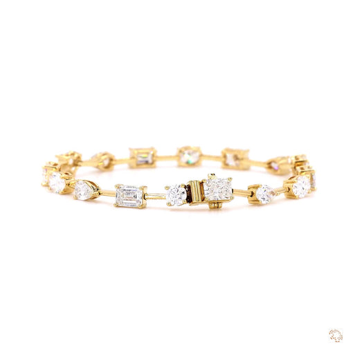 Multi-Shape Diamond Bracelet (6.8 tcw)