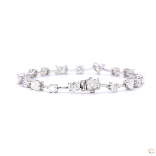 Multi-Shape Diamond Bracelet (6.19 tcw)